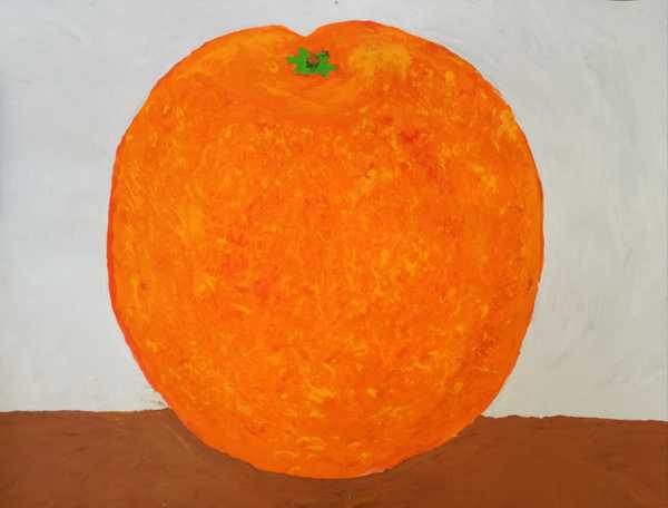 Gezeichnete Orange